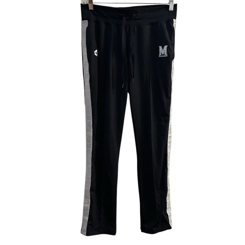 Under Armour University of Maryland Black Track Pants‎ Medium Athletic Casual